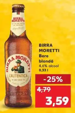 Kaufland BIRRA MORETTI Ofertă