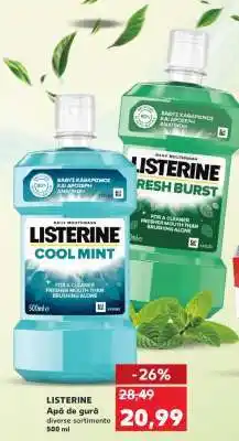 Kaufland LISTERINE Ofertă