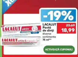 Kaufland LACALUT Pastă de dinţi Ofertă