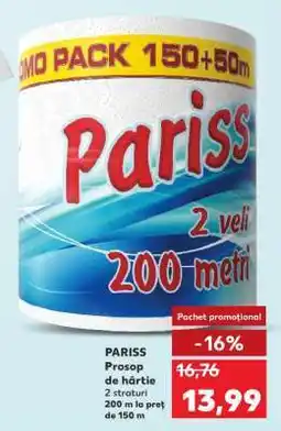 Kaufland PARISS Prosop de hârtie Ofertă
