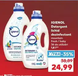 Kaufland IGIENOL Detergent lichid dezinfectant Ofertă