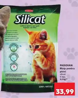 Kaufland PADOVAN Nisip pentru pisici Ofertă