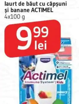 Supeco laurt de băut cu căpşuni şi banane ACTIMEL Ofertă
