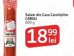 Supeco Salam din Casa Caroliştilor CAROLI Ofertă