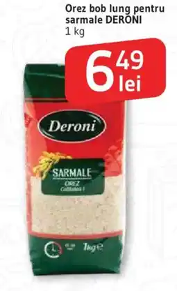 Supeco Orez bob lung pentru sarmale DERONI Ofertă