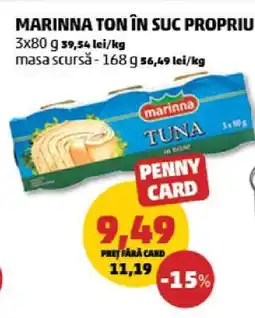 Penny MARINNA TON ÎN SUC PROPRIU Ofertă