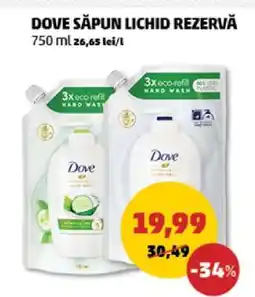 Penny DOVE Săpun lichid rezervă Ofertă