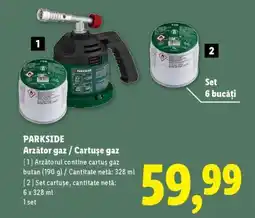 Lidl PARKSIDE Arzător gaz / Cartușe gaz Ofertă