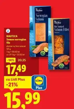 Lidl NAUTICA Somon norvegian file Ofertă