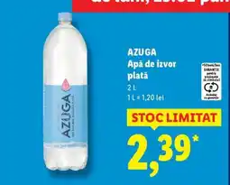 Lidl AZUGA Apă de izvor plată Ofertă
