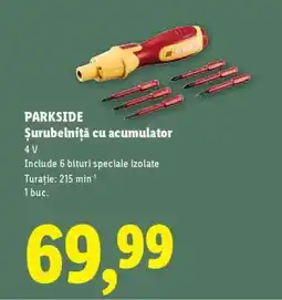 Lidl PARKSIDE Șurubelniță cu acumulator Ofertă