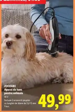 Lidl ZOOFARI Aparat de tuns pentru animale Ofertă