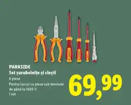 Lidl PARKSIDE Set șurubelnițe și clești Ofertă