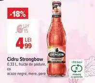 Carrefour Cidru Strongbow Ofertă