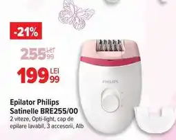 Carrefour Epilator Philips Satinelle BRE255/00 Ofertă