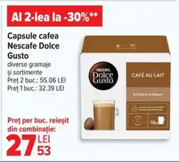 Carrefour Capsule cafea Nescafe Dolce Gusto Ofertă
