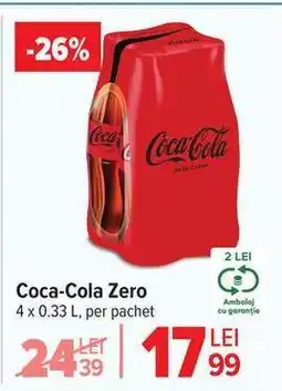 Carrefour Coca-Cola zero Ofertă