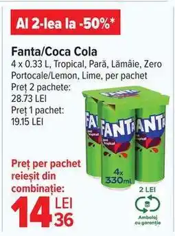 Carrefour Fanta / Coca-Cola Ofertă