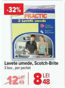 Carrefour Lavete umede, Scotch-Brite Ofertă