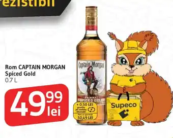 Supeco Rom CAPTAIN MORGAN Spiced Gold Ofertă