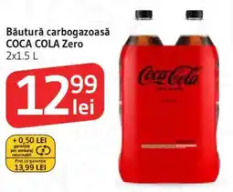 Supeco Băutură carbogazoasă COCA COLA Zero Ofertă