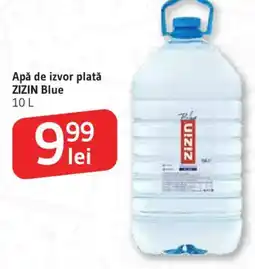 Supeco Apă de izvor platǎ ZIZIN Blue Ofertă