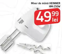 Supeco Mixer de mână HEINNER HM-250W Ofertă