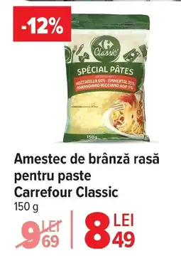 Carrefour Market Amestec de brânză rasă pentru paste Carrefour Classic Ofertă
