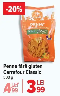 Carrefour Market Penne fără gluten Carrefour Classic Ofertă