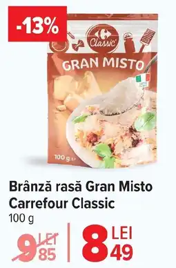Carrefour Market Brânză rasă Gran Misto Carrefour Classic Ofertă