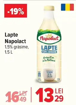 Carrefour Market Lapte Napolact 1.5% grăsime, Ofertă
