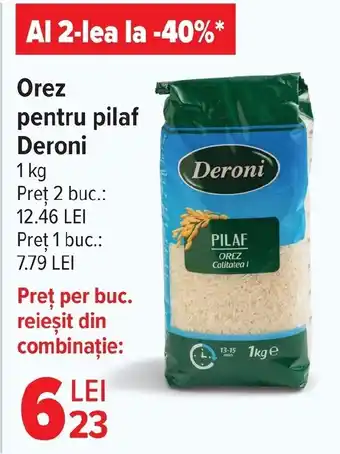 Carrefour Market Orez pentru pilaf Deroni Ofertă