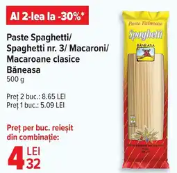 Carrefour Market Paste Spaghetti/ Spaghetti nr. 3/ Macaroni/ Macaroane clasice Băneasa Ofertă