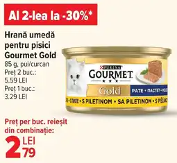 Carrefour Market Hrană umedă pentru pisici Gourmet Gold Ofertă