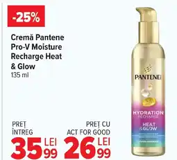 Carrefour Market Cremă Pantene Pro-V Moisture Recharge Heat & Glow Ofertă