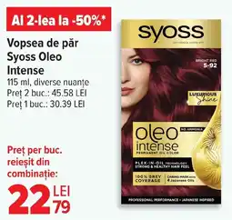 Carrefour Market Vopsea de păr Syoss Oleo Intense Ofertă