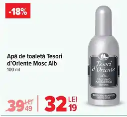Carrefour Market Apă de toaletă Tesori d'Oriente Mosc Alb Ofertă