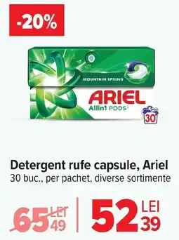Carrefour Market Detergent rufe capsule, Ariel Ofertă