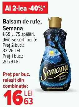Carrefour Market Balsam de rufe, Semana Ofertă