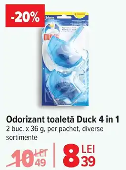 Carrefour Market Odorizant toaletă Duck 4 în 1 Ofertă
