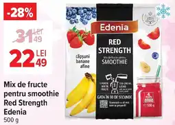 Carrefour Market Mix de fructe pentru smoothie Red Strength Edenia Ofertă