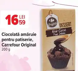 Carrefour Market Ciocolată amăruie pentru patiserie, Carrefour Original Ofertă