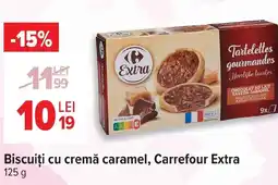 Carrefour Market Biscuiți cu cremă caramel, Carrefour Extra Ofertă
