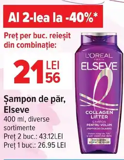 Carrefour Market Șampon de păr, Elseve Ofertă