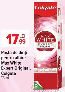 Carrefour Market Pastă de dinți pentru albire Max White Expert Original, Colgate Ofertă