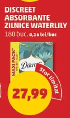 Penny DISCREET ABSORBANTE ZILNICE WATERLILY Ofertă