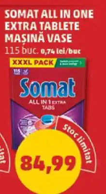 Penny Somat All in One Extra Tablete Mașină Vase Ofertă