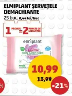 Penny ELMIPLANT ȘERVEȚELE DEMACHIANTE Ofertă