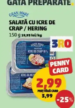 Penny Salată cu icre de crap/hering Ofertă