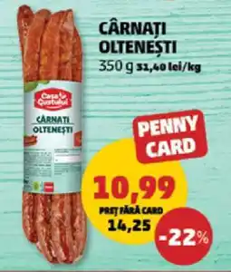 Penny Cârnați Oltenești Ofertă